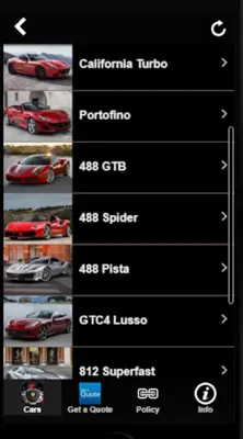 Luxury Car Rental android App screenshot 1